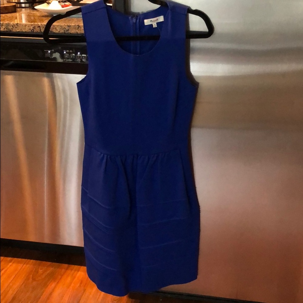 NEVER WORN Madewell Blue Dress